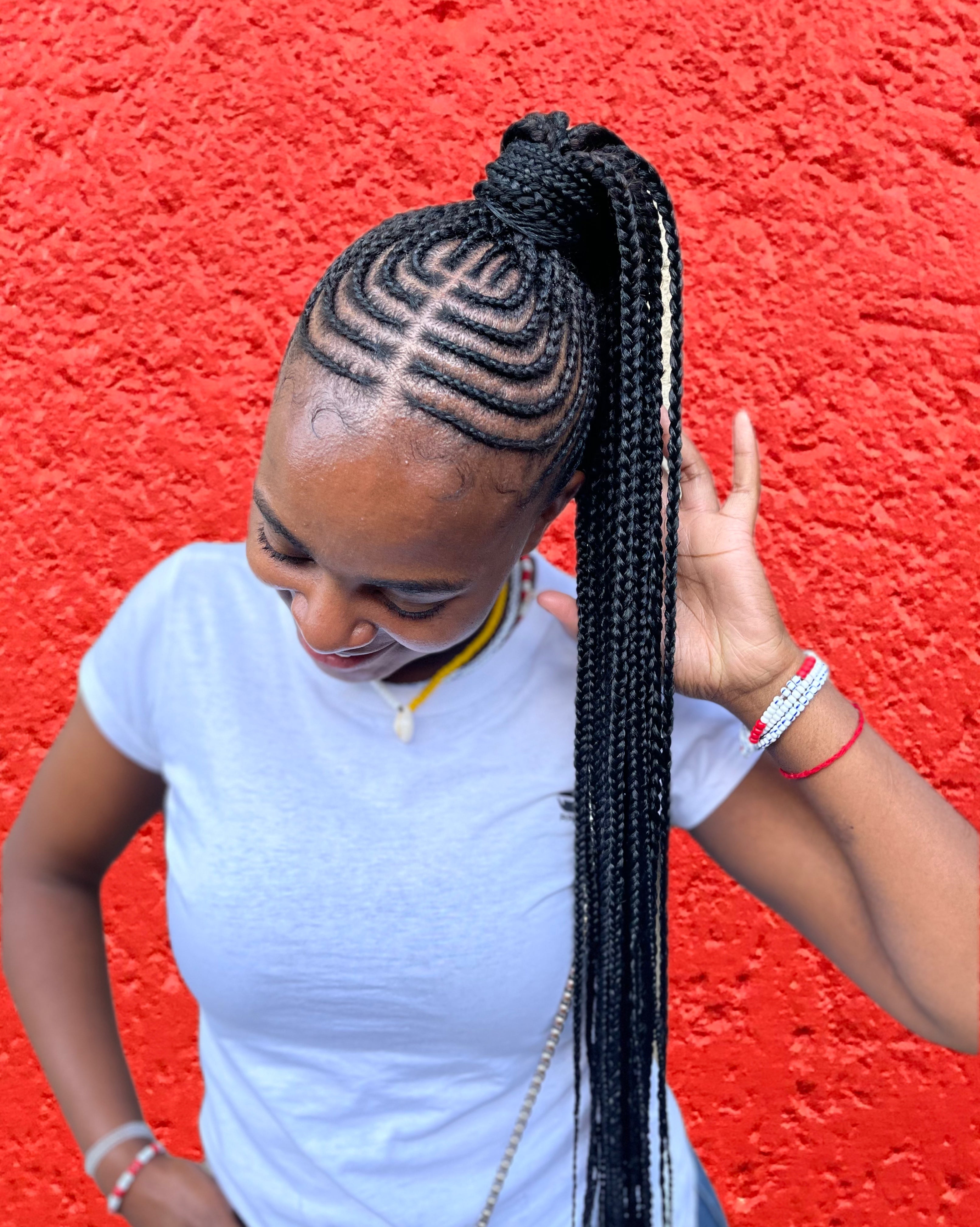 Cornrow Updo w/Two Strand Twists Pin up. NO added hair!! #natural_jc  #thenaturalhairstudionj #braidedhairstyles #blackhair #braidedhair #... |  Instagram